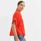 Kate Short Sleeve Button Up