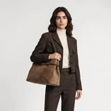 Kennedy Faux Suede Shoulder Bag