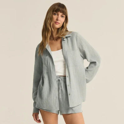 Kaili Gauze Button Up