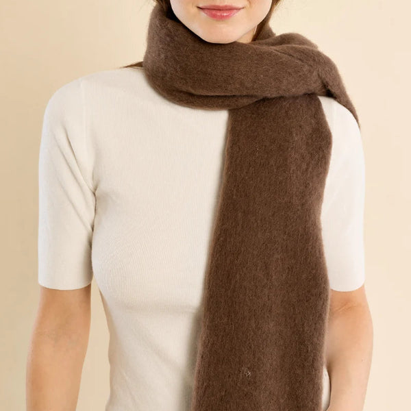 Knit Fringe Scarf