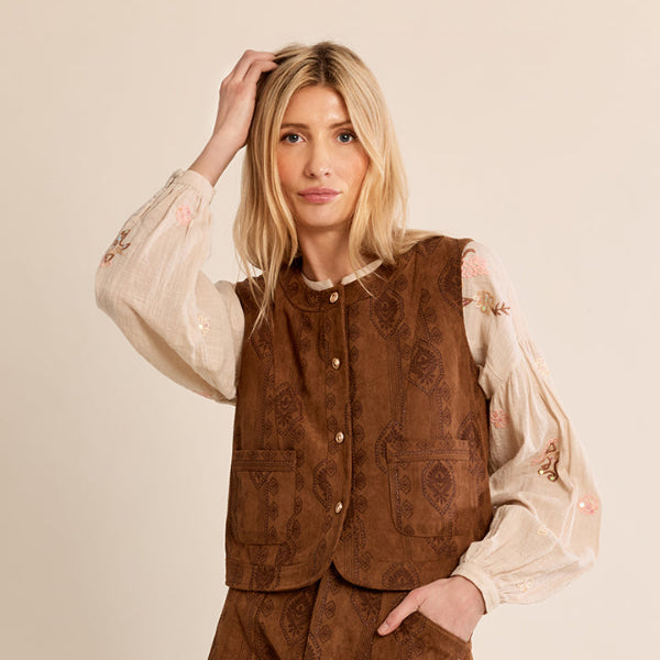 Beau Suede Vest