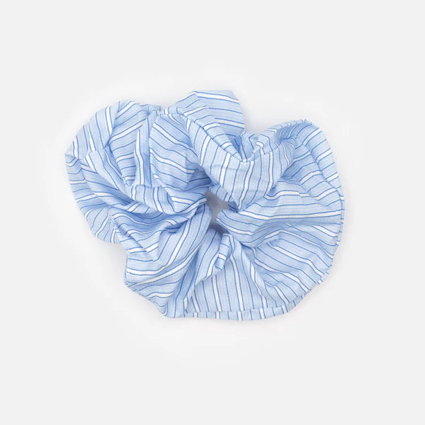 Large Striped Scrunchie