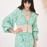 Crochet Leaves Blouse