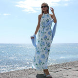 Lemon High Neck Dress