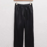 Lenora Faux Leather Jogger