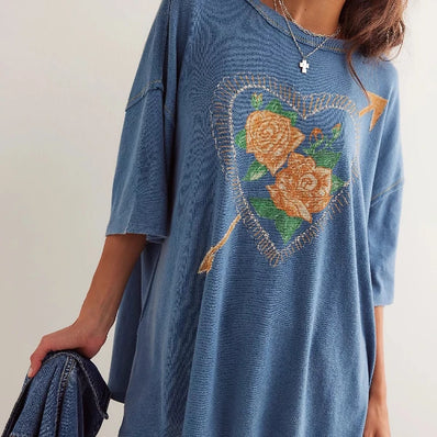 We The Free Love Rose Tee