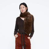 Leopard Faux Fur Scarf