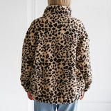 Leopard Sherpa Jacket