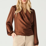 Lucia Soft Wrap Blouse