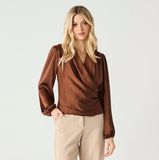 Lucia Soft Wrap Blouse