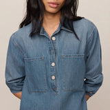 Lucie Denim Shirt Dress
