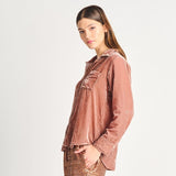 Lucille Velvet Shirt