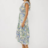 Marla Ruffle Midi Dress