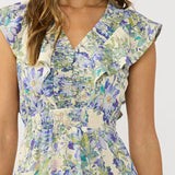 Marla Ruffle Midi Dress