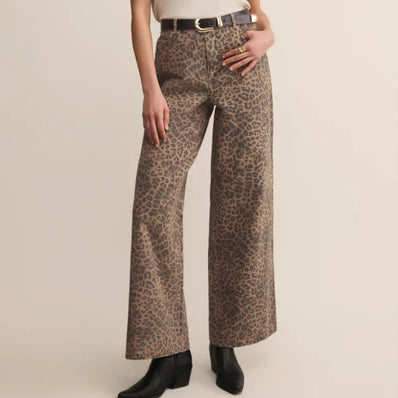Marli Denim Leopard Pant