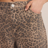 Marli Denim Leopard Pant