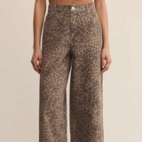 Marli Denim Leopard Pant
