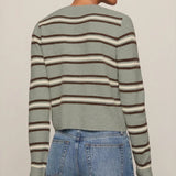 Medina Cozy Stripe Cardigan