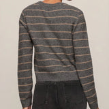 Medina Cozy Stripe Cardigan