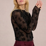 Melly Mesh Layering Top