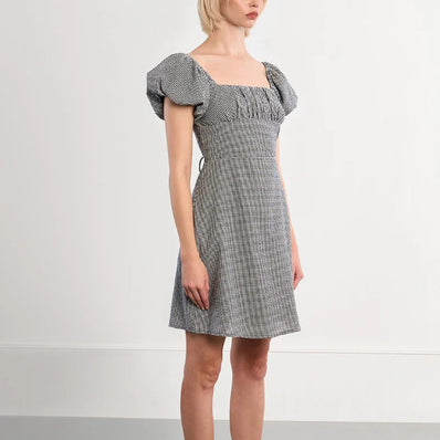 Gingham Mini Dress