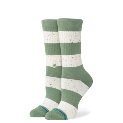 Women's New Stripe Crew Sock