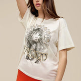 Stevie Nicks Metallic Boyfriend Tee