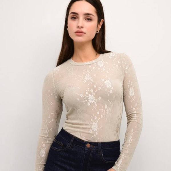 Nikka Mesh Top