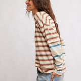 Nina Stripe Long Sleeve Tee