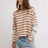 Nina Stripe Long Sleeve Tee