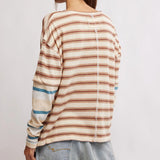 Nina Stripe Long Sleeve Tee