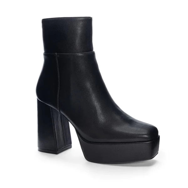 Norra Smooth Platform Bootie