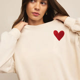 Oversized Heart Sweatshirt