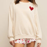 Oversized Heart Sweatshirt