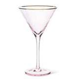 Optic Martini w Gold Rim