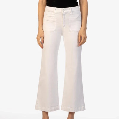 Meg High Rise Patch Pocket Wide Leg