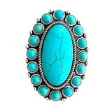 Western Oval Cuff Ring