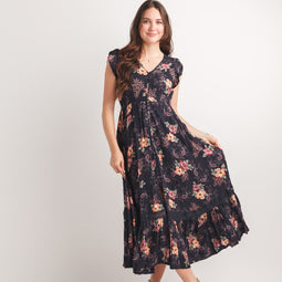 Emma Short Sleeve Maxi Dress