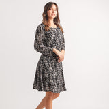 Floral Stretch Panel Dress