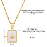 Josslyn Pearl Initial Necklace