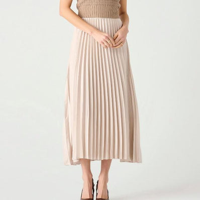 Piper Pull On Pleated Maxi Skirt