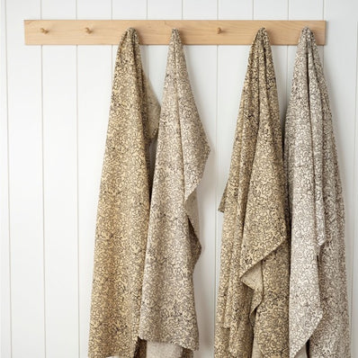 Poppy Block Print Runner