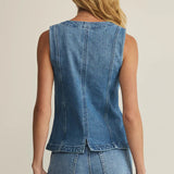 Porto Denim Tank Vest
