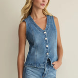 Porto Denim Tank Vest