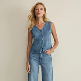 Porto Denim Tank Vest