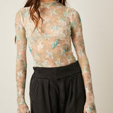 Printed Lady Lux Layering Top