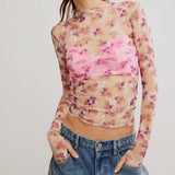 Printed Lady Lux Layering Top