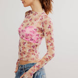 Printed Lady Lux Layering Top