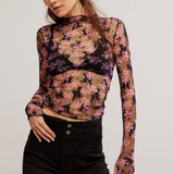 Printed Lady Lux Layering Top