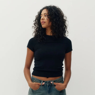 Plush Rib Tee